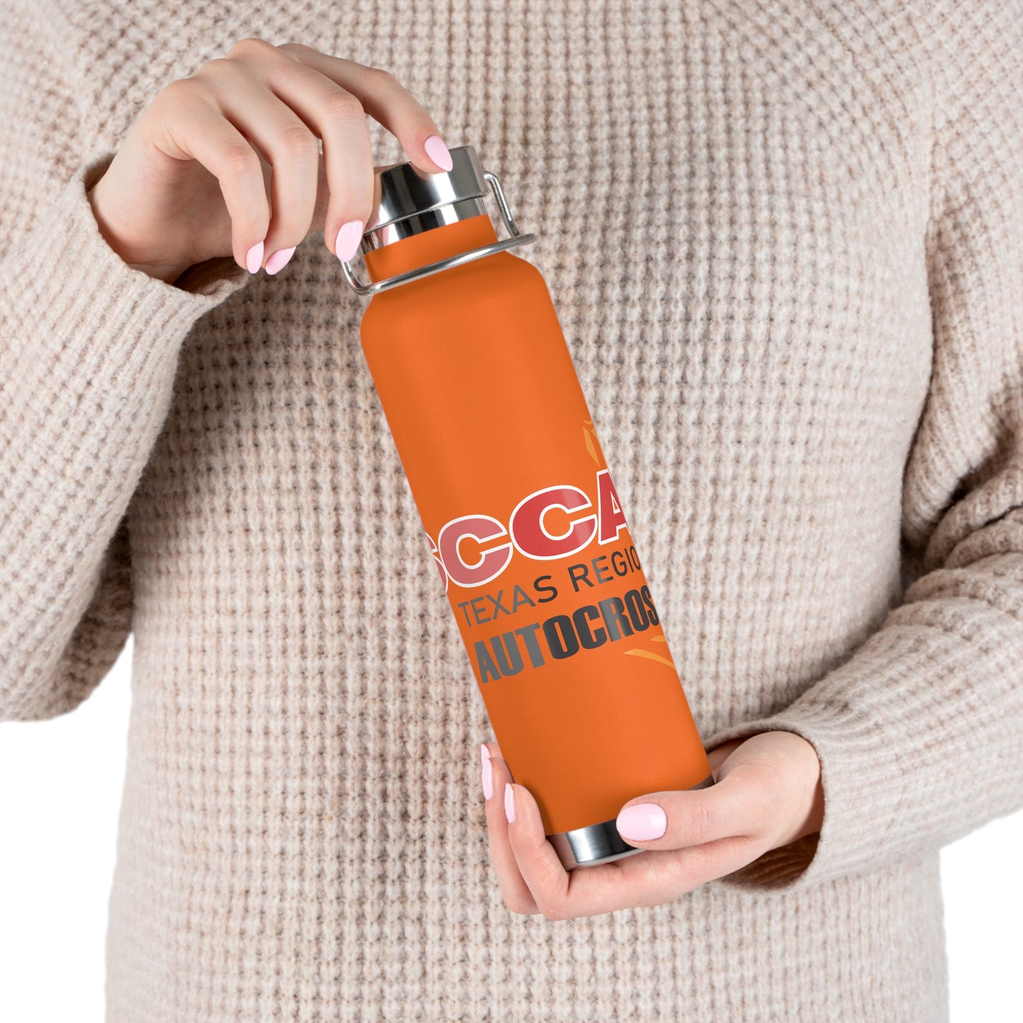 Autocross Copper Vacuum Insulated Bottle, 22oz